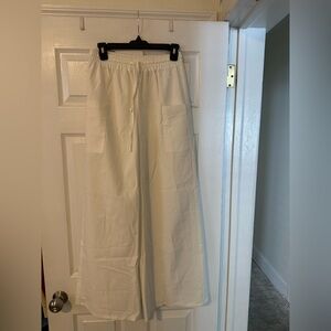 Princess Polly Cream Cargo Pants